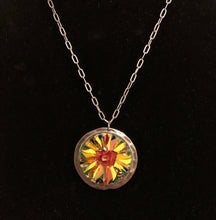 Load image into Gallery viewer, Round Sunflower Mosaic Jewelry