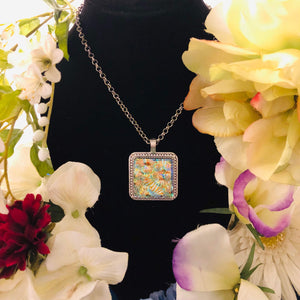 Crystal Sunflowers Mosaic Jewelry