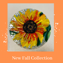 Load image into Gallery viewer, 4.5&quot; Sunflower Mosaic Sun Catcher