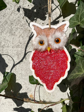 Load image into Gallery viewer, Pop-up Mosaic owl ornament