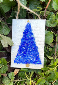 Pop-up Mosaic tree ornament