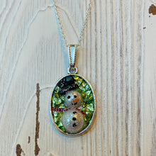 Load image into Gallery viewer, Snowman Mosaic Jewelry