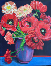 Load image into Gallery viewer, 3 Red Poppies