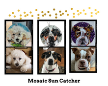 Load image into Gallery viewer, 3&quot; Custom Pet Mosaic Sun Catcher - Your Pet Sun Catcher