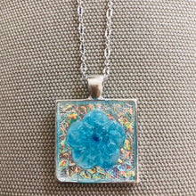 Load image into Gallery viewer, Blue Ice Flower Mosaic Jewelry