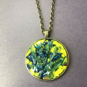 Irises Van Gogh Mosaic Jewelry