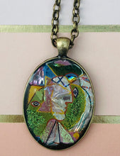 Load image into Gallery viewer, Women in a Hat Picasso Mosaic Jewelry