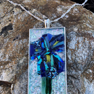 Iris Flower Mosaic Jewelry