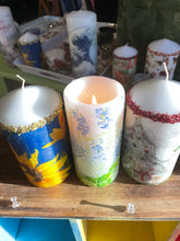 Load image into Gallery viewer, Pop-up Mosaic Candle 5”