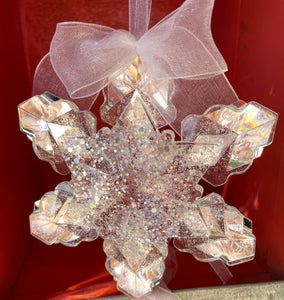 Pop-up Mosaic snowflake ornament