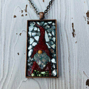 Tall Gnome Mosaic Jewelry