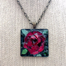 Load image into Gallery viewer, Red Rose Mosaic Jewelry